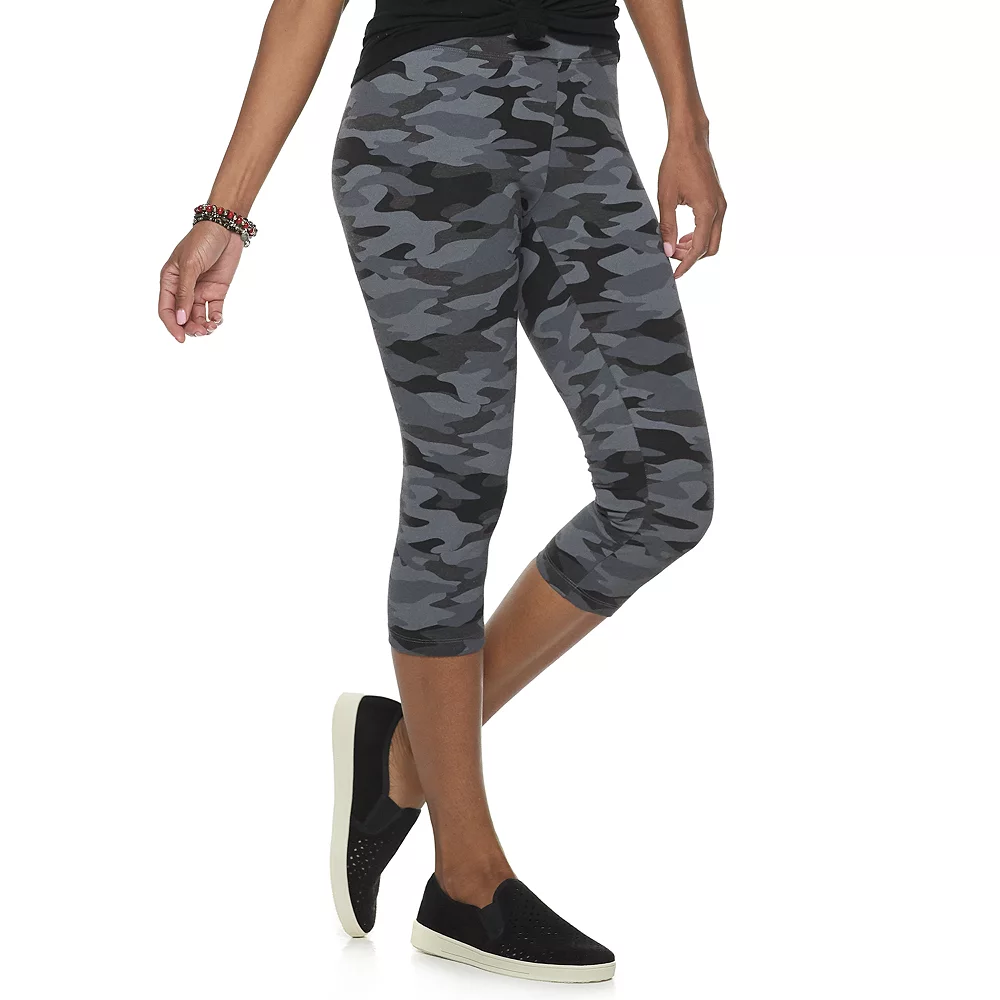 Women's Sonoma Goods For Life® Wide-Waist Capri Leggings - Image 28