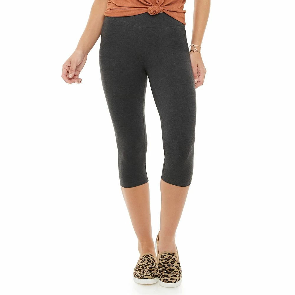 Women's Sonoma Goods For Life® Wide-Waist Capri Leggings - Image 6