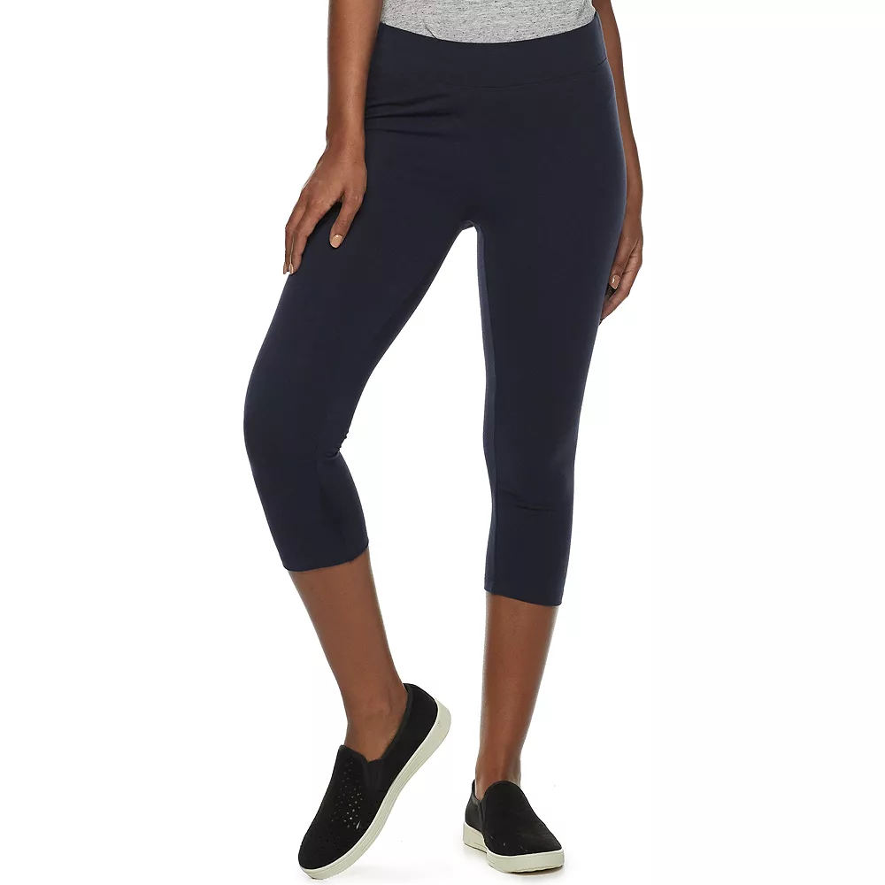 Women's Sonoma Goods For Life® Wide-Waist Capri Leggings - Image 12