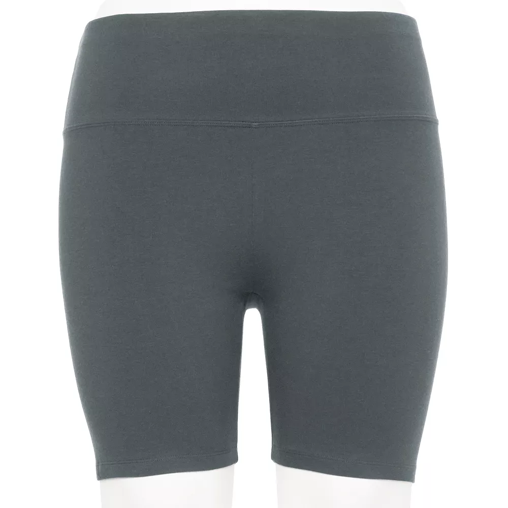 Plus Size Sonoma Goods For Life® High-Waisted Bike Shorts - Image 5