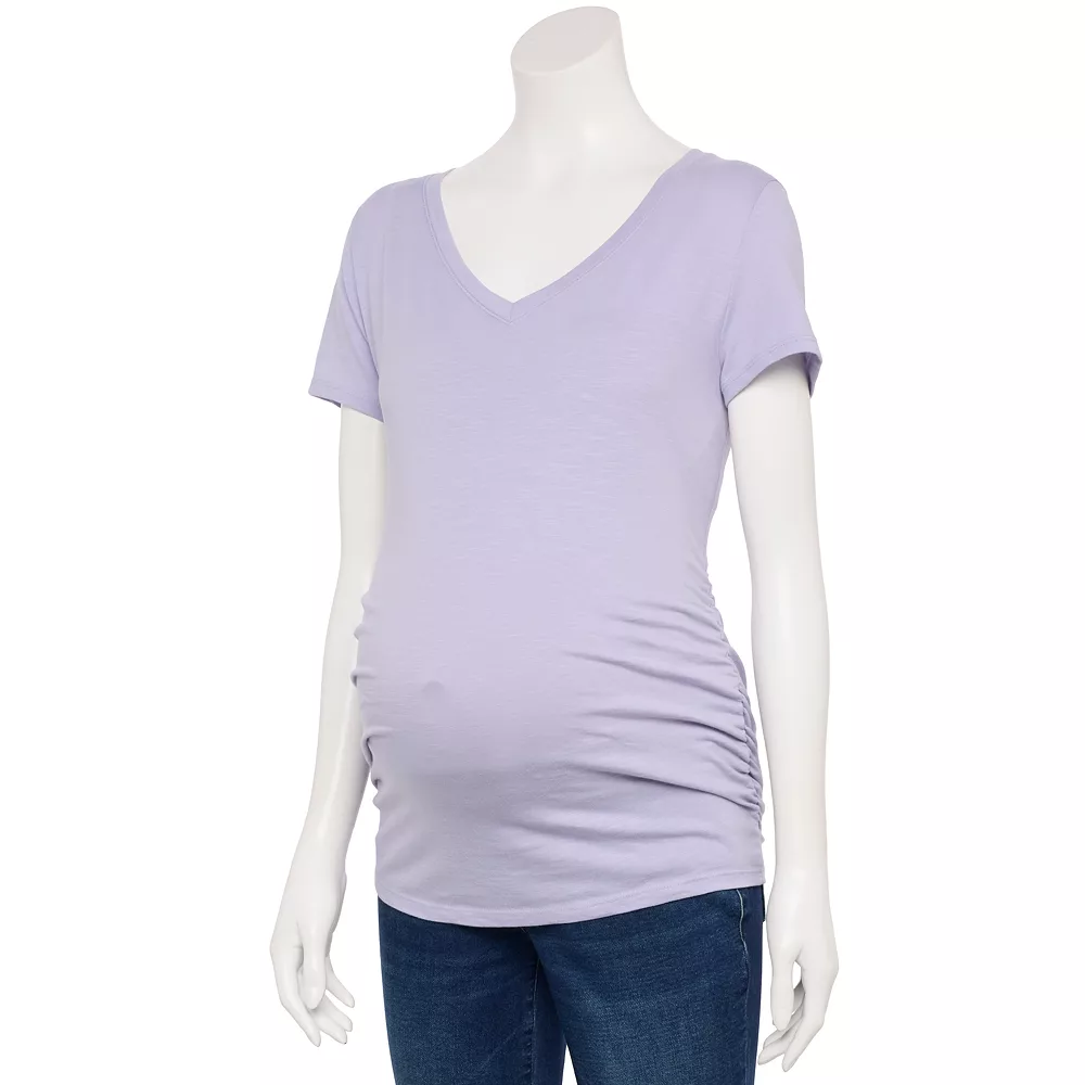 Maternity Sonoma Goods For Life® Essential V-Neck Tee - Image 9