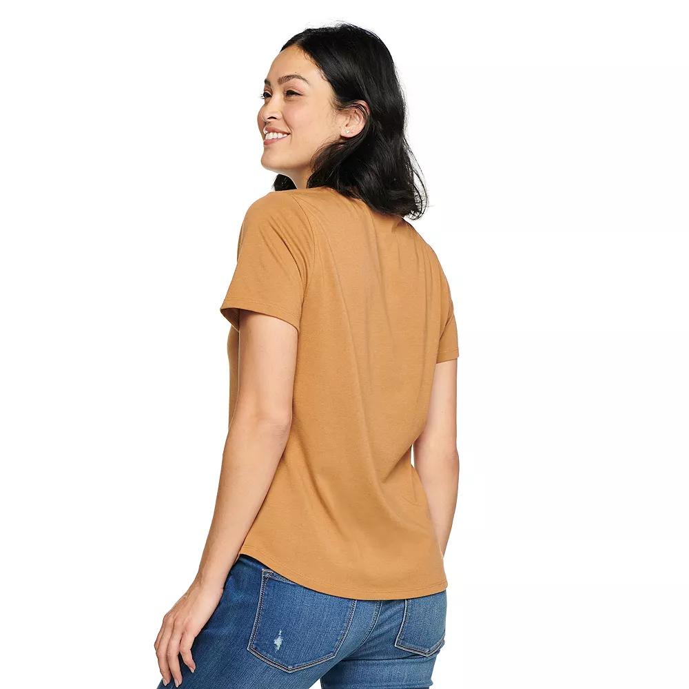 Women's Sonoma Goods For Life® Short Sleeve Holiday Graphic Tee - Image 16