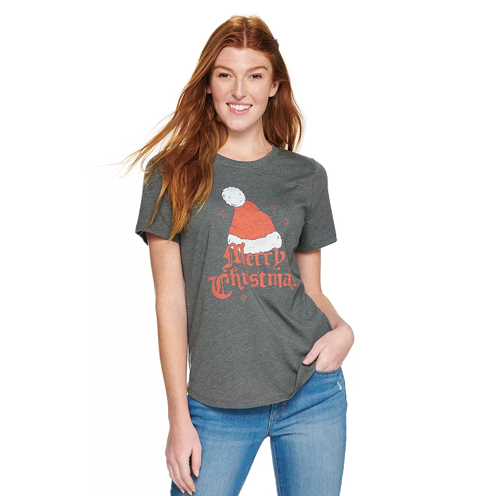 Women's Sonoma Goods For Life® Short Sleeve Holiday Graphic Tee - Image 6