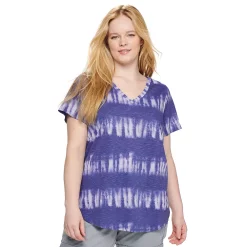Plus Size Sonoma Goods For Life® V-Neck Tunic Tee
