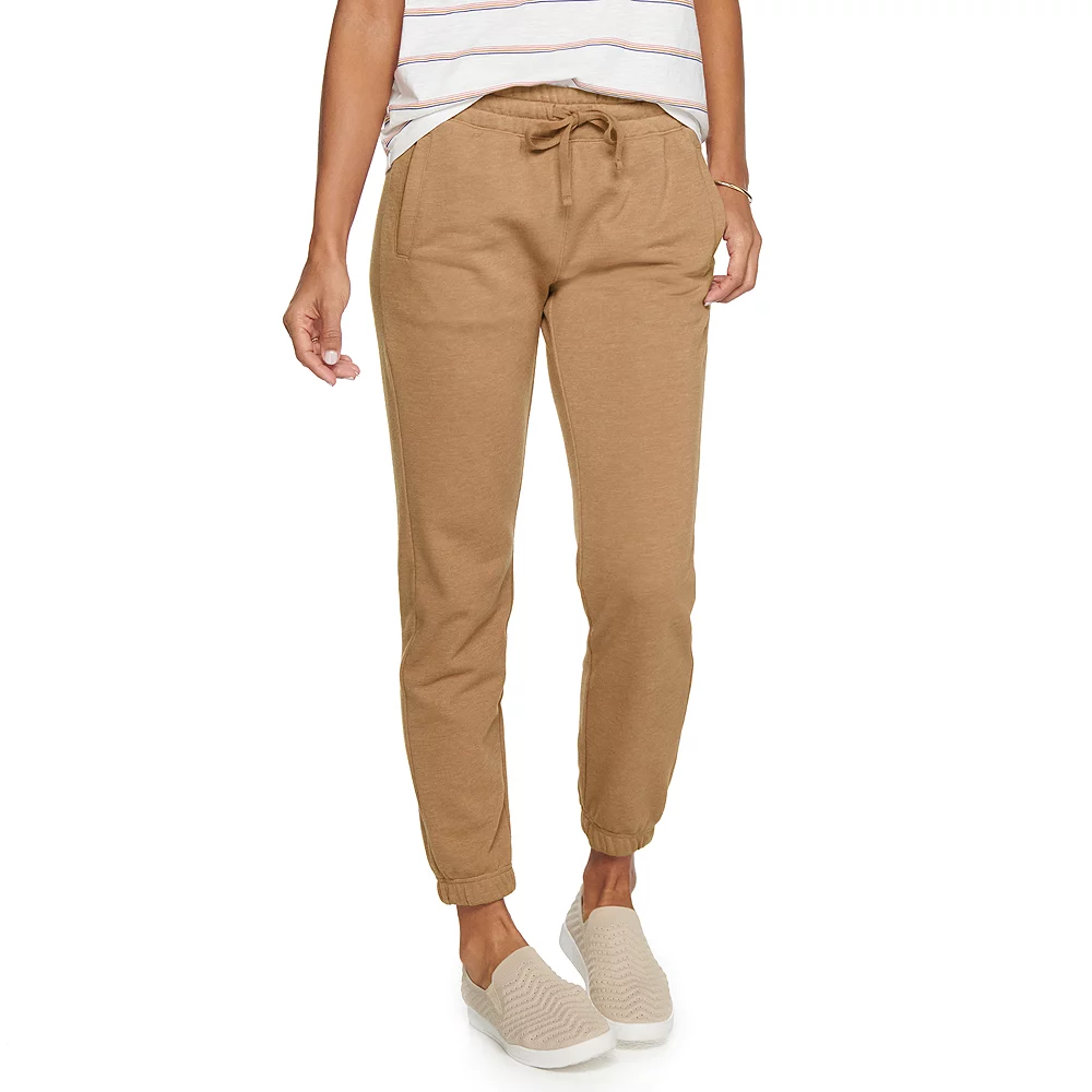 Women s Sonoma Goods For Life Cinched Knit Jogger Pants Sonoma Clothing Store