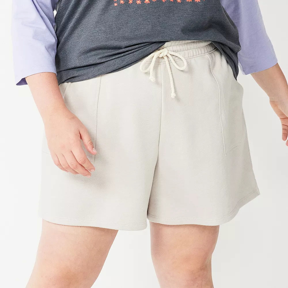Plus Size Sonoma Goods For Life® French Terry Sweat Shorts - Image 4