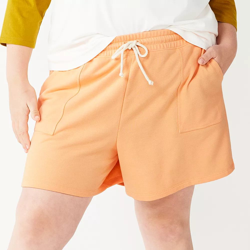 Plus Size Sonoma Goods For Life® French Terry Sweat Shorts - Image 3