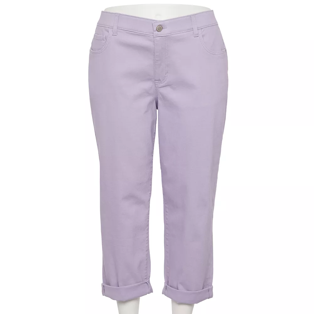 Plus Size Sonoma Goods For Life® Premium Rolled Girlfriend Jeans - Image 4