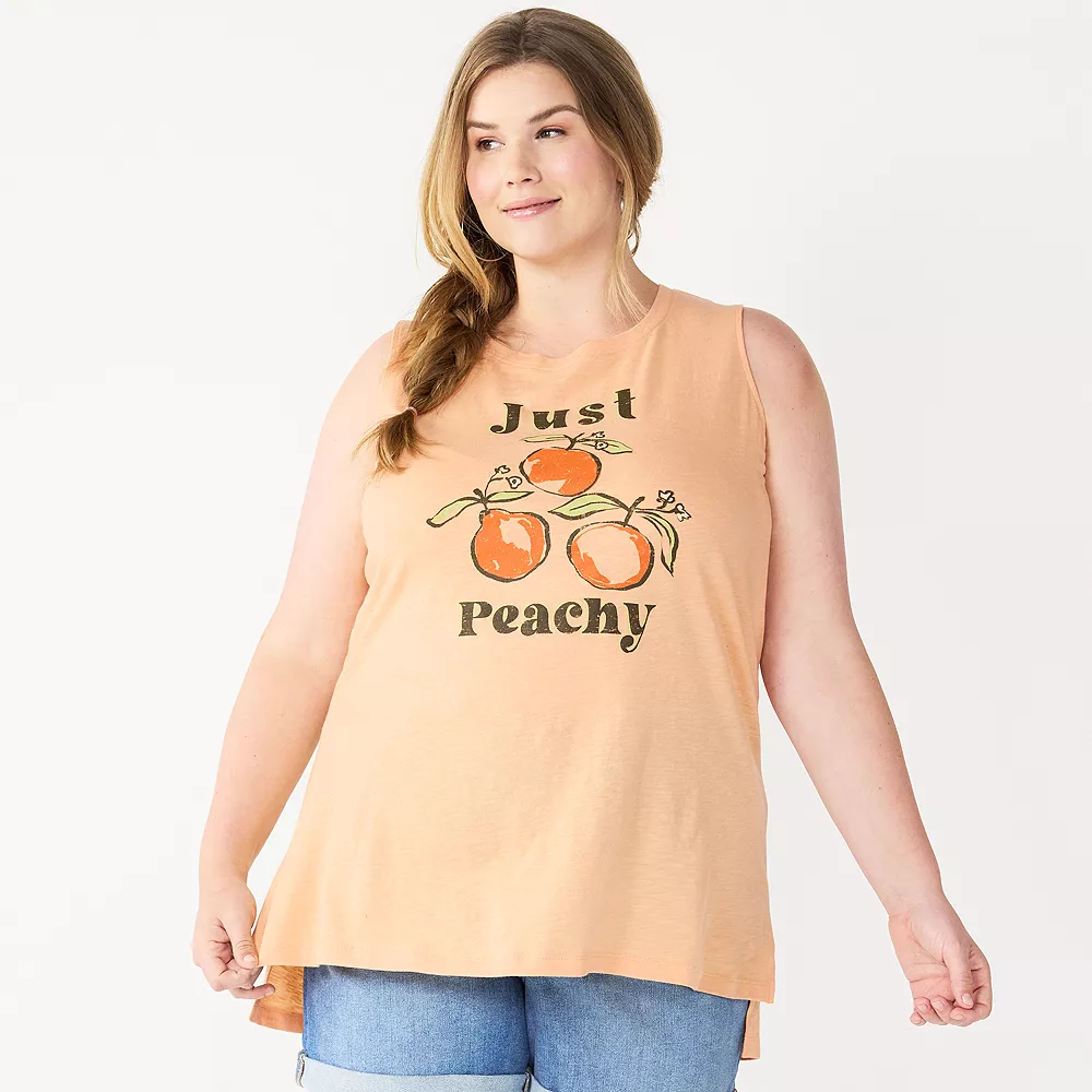 Plus Size Sonoma Goods For Life® Graphic Muscle Tank - Image 2