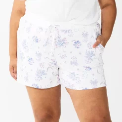 Plus Size Sonoma Goods For Life® Essential Pajama Shorts