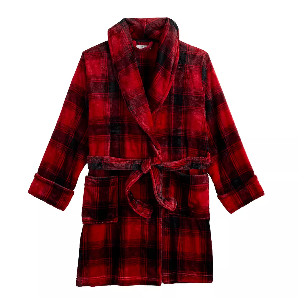 Women's Sonoma Goods For Life® Short Plush Robe - Image 18