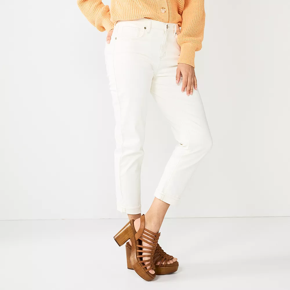 Women's Sonoma Goods For Life® High-Waisted Boyfriend Jeans - Image 6