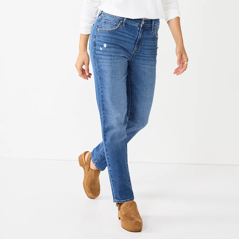 Women's Sonoma Goods For Life® High-Waisted Boyfriend Jeans - Image 4