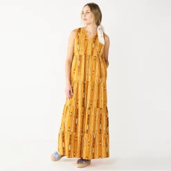 Women's Sonoma Goods For Life® Tiered Maxi Dress