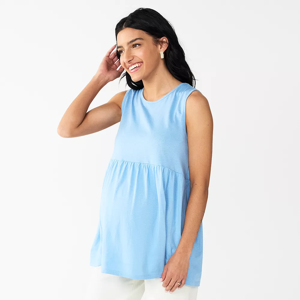 Maternity Sonoma Goods For Life® Swing Babydoll Top - Image 3
