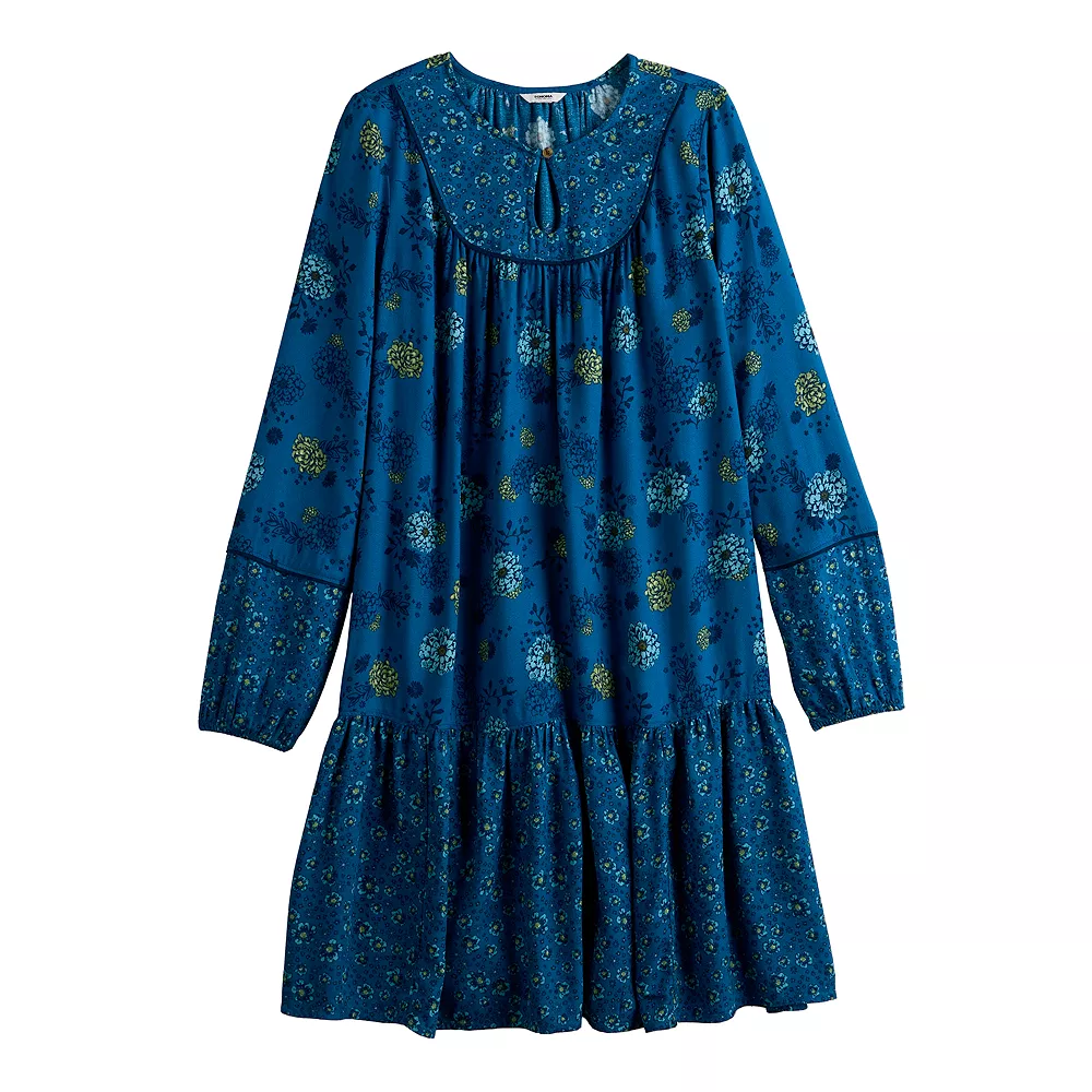 Women's Sonoma Goods For Life® Printed Long Sleeve Dress - Image 5