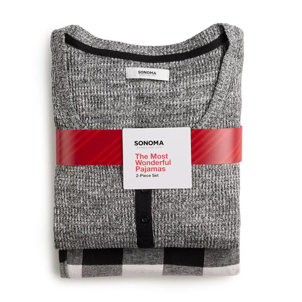 Women's Sonoma Goods For Life® Flannel Pajama Pants & Pajama Top Sleep Set - Image 19