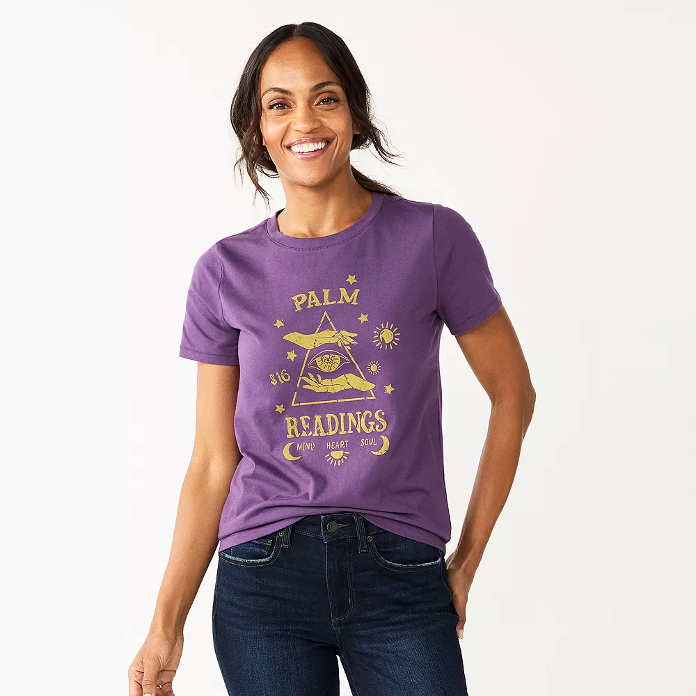 Women's Sonoma Goods For Life® Short Sleeve Graphic Tee - Image 9