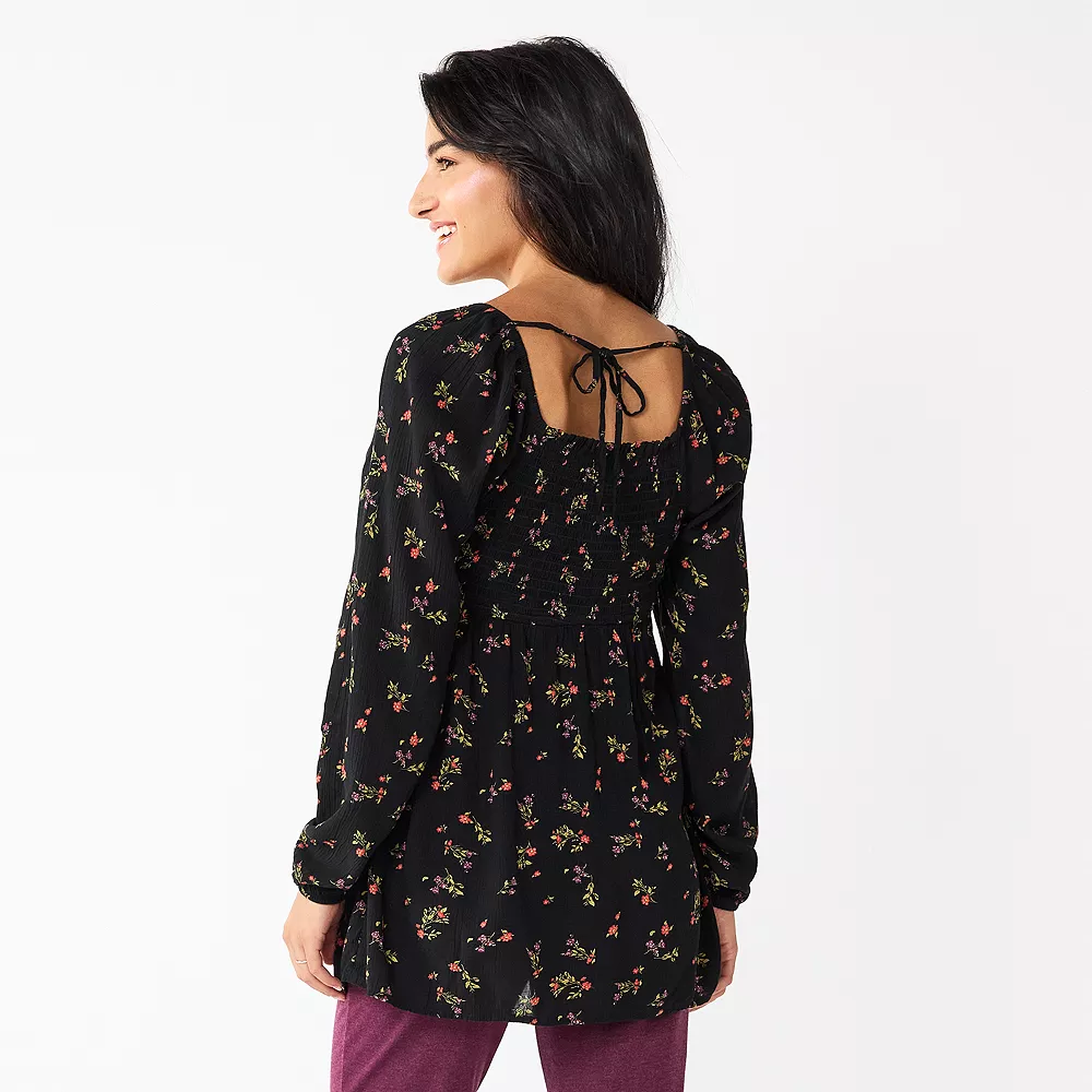 Maternity Sonoma Goods For Life® Smocked Bodice Empire Top - Image 6