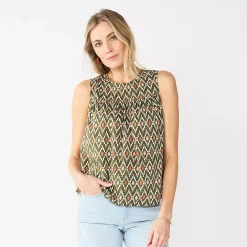 Women's Sonoma Goods For Life® Yoke Front Top